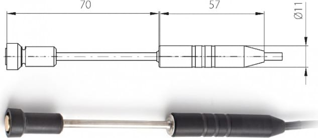 Comet SN175E 2034-220/E, Temperature Probe, Cable 1m