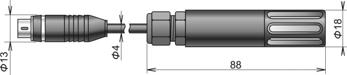 Comet DIGIL/M, Digital Temperature/Humidity Probe, Cable 5m