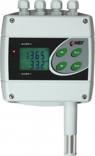 Comet H6320 Temperature, Humidity, CO2 Transmitter with Two Relay and RS232 Outputs