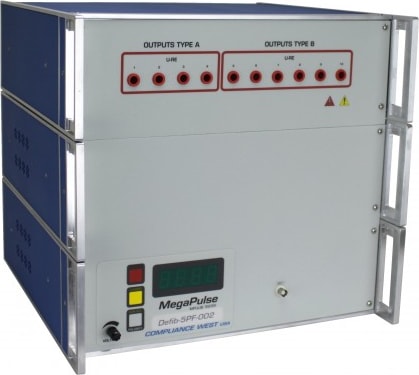 Compliance MegaPulse Defib-5PF2 - Defib-proof and Energy Reduction Tester with 10 Channel Mux.