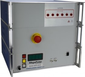 Compliance MegaPulse Defib-5PF3 - Defib-proof and Energy Reduction Tester with 6 Channel Mux.