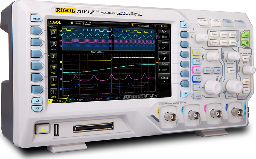 Rigol DS1000Z-S Plus (Left View)