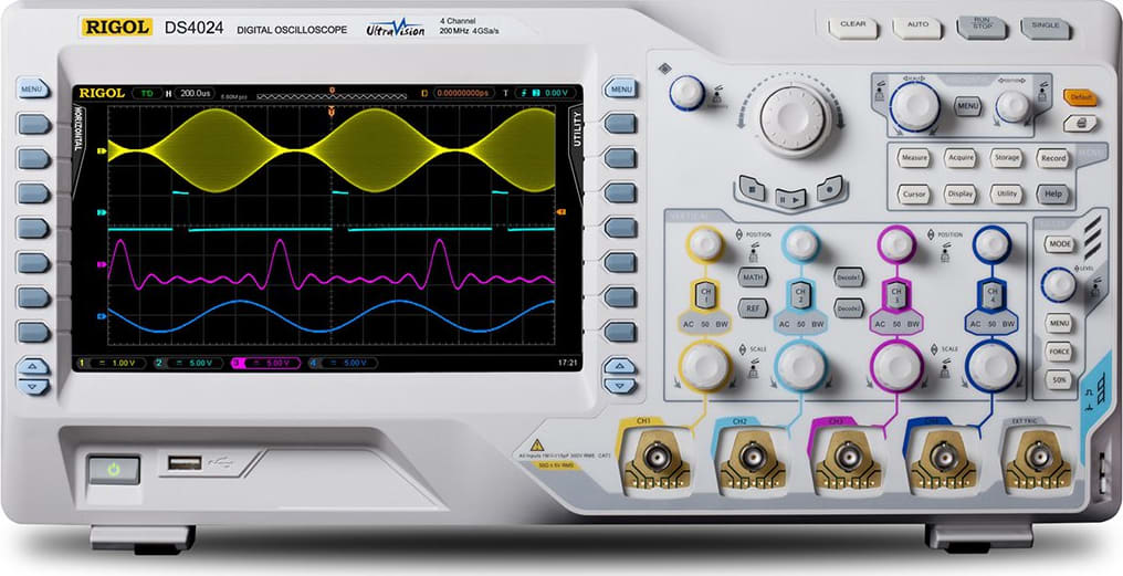 Rigol DS4024 200 MHz Digital Oscilloscope