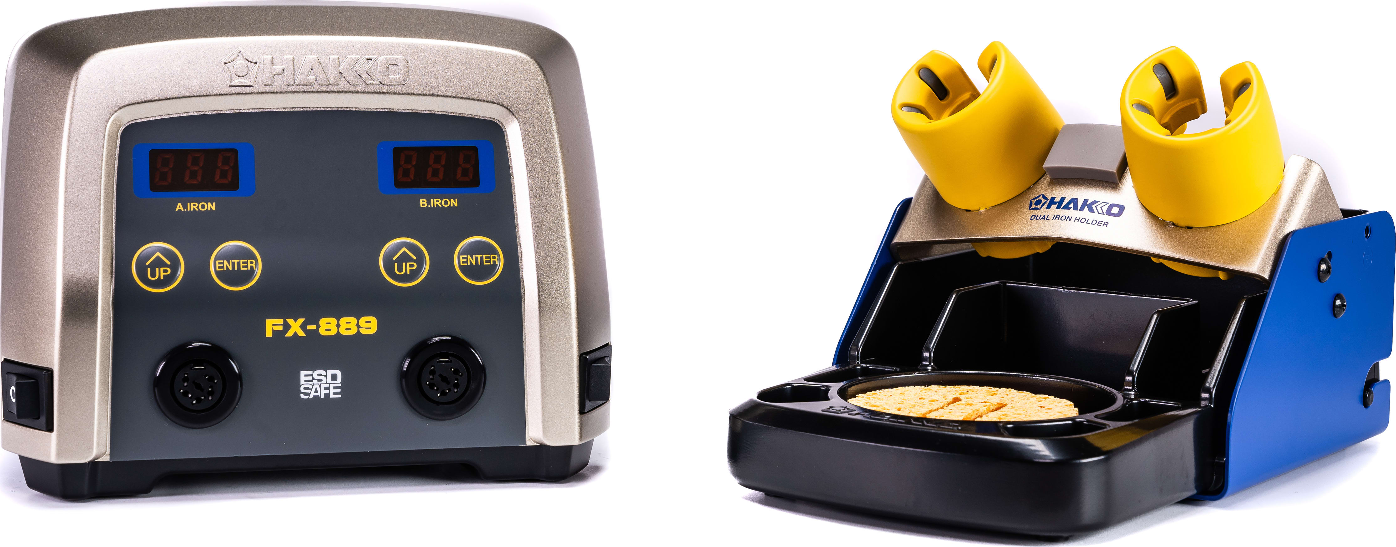 Hakko FX-889 - Dual Port Soldering Station