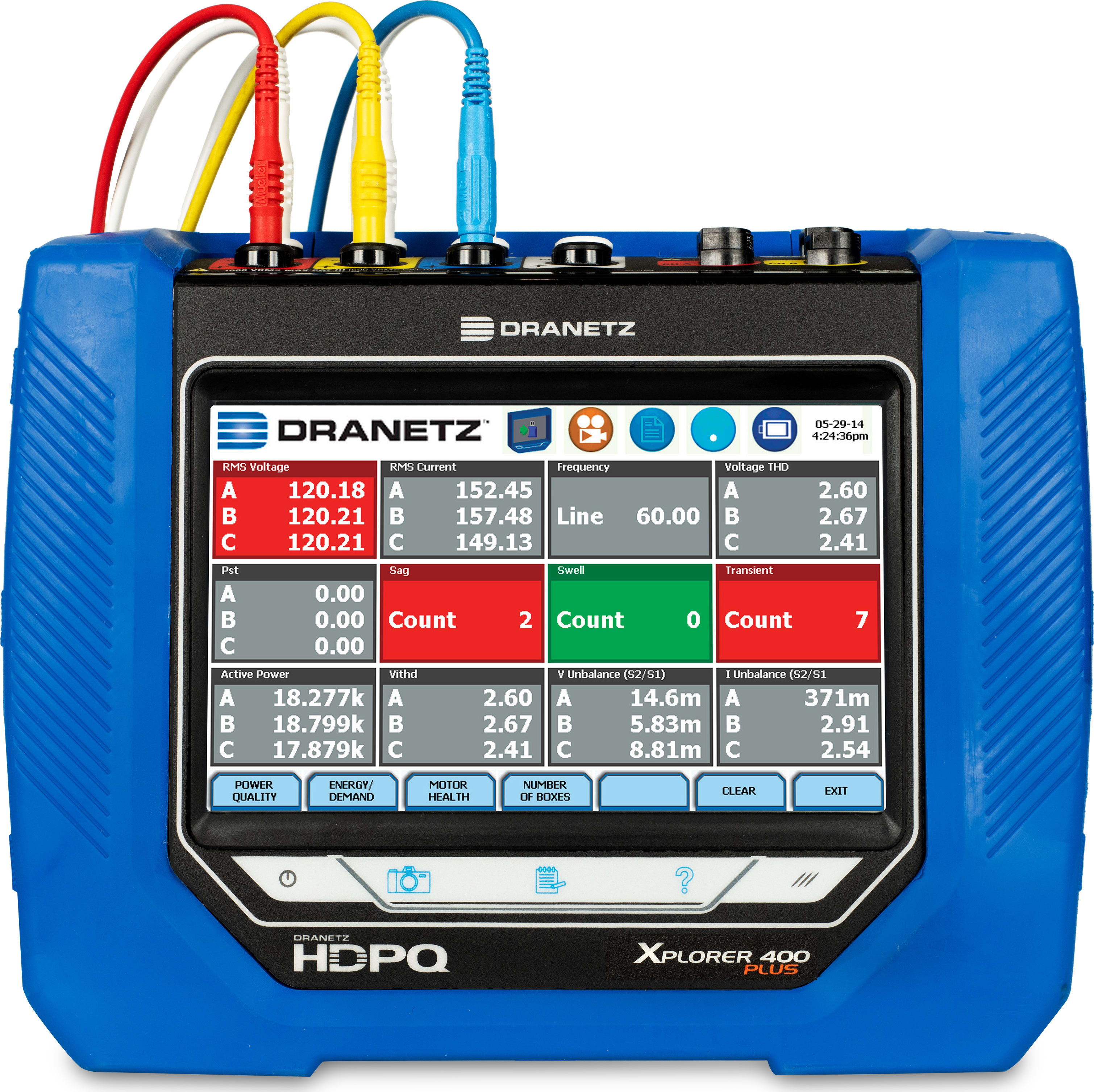 Dranetz Xplorer-400 Plus Power Quality Analyzer