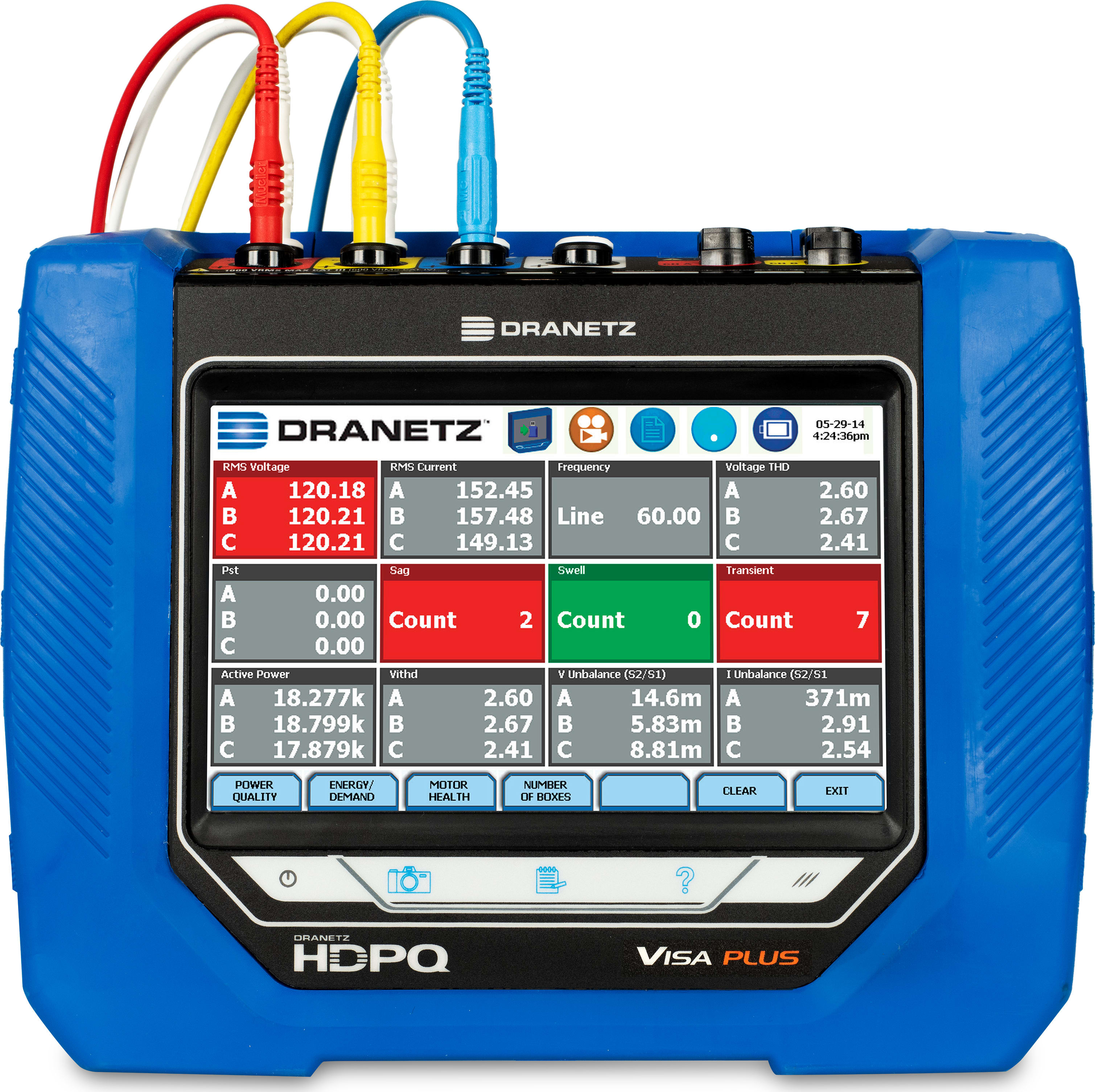 Dranetz HDPQ Visa Plus Power Quality Analyzer