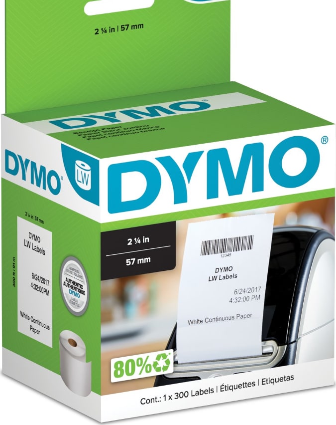 DYMO 30256, 25 Color Pack Rolls