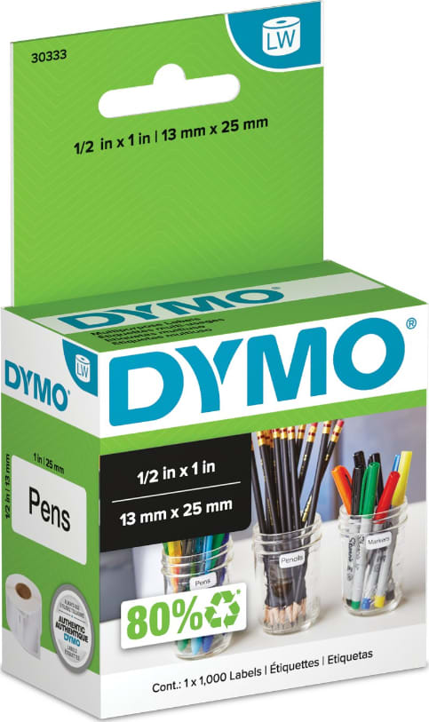 Dymo Standard LabelWriter Labels, White - 500 count