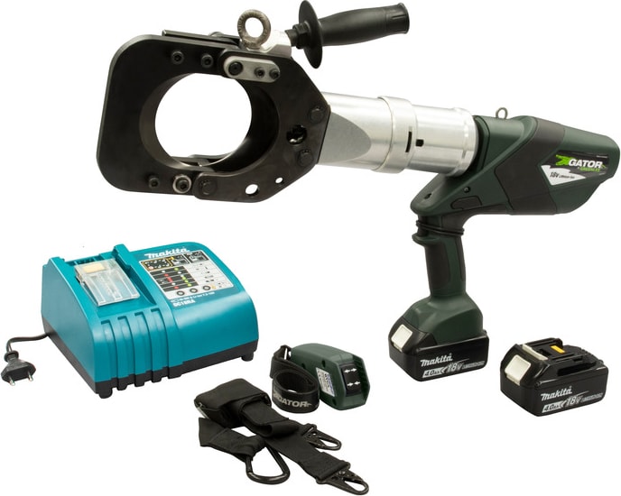 Greenlee ESG105LXR22 - 105 mm Gator Remote Guillotine Cable Cutter, 230V Charger