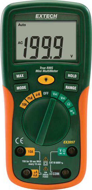 Extech EX210T TrueRMS Digital Multimeter with IR