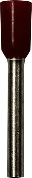 Eclipse Tools 701-117-100 - Insulated Red Wire Ferrules, 18 AWG x 18mm, 100 pcs