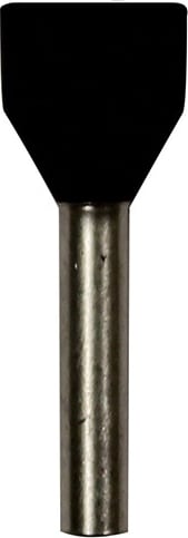 Eclipse Tools 701-120-100 - Twin Black Wire Ferrules, 2x16 AWG x 20mm, 100 pcs