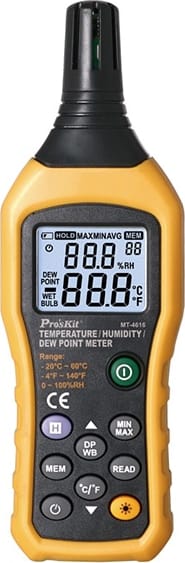 Eclipse Tools MT-4616 - Temperature / Humidity / Dew point Meter