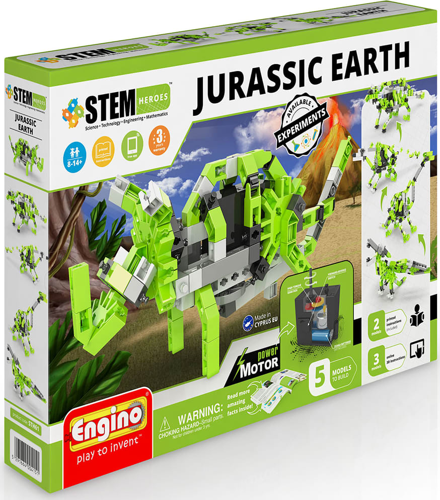 Elenco ENGSTEM42 Engino - Jurassic Earth ( Motorized)