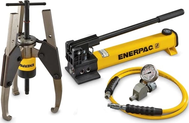 Enerpac GPS24H - Hydraulic Sync Grip Puller Set with Hand Pump, 24 Ton