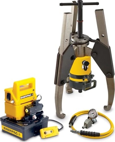 Enerpac GPS64EB - Hydraulic Sync Grip Puller Set with Electric Pump, 115V, 50 Ton