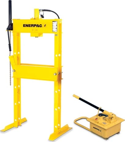 Enerpac IPH10030 - H-Frame Hydraulic Press with RC10010 & P462, 100 Ton