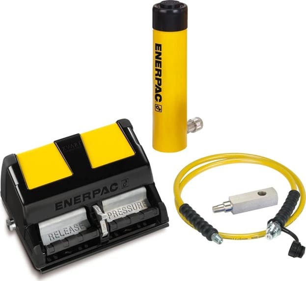 Enerpac SCR1010XA - Hydraulic Cylinder and Air Pump Set