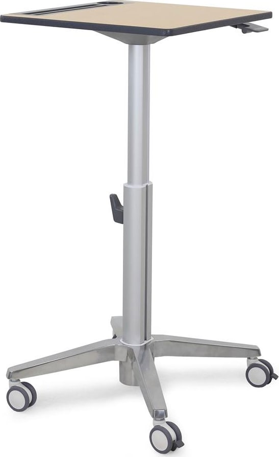 Ergotron 24-811-F13 - 16" Height-Adjustable Mobile Desk, Maple