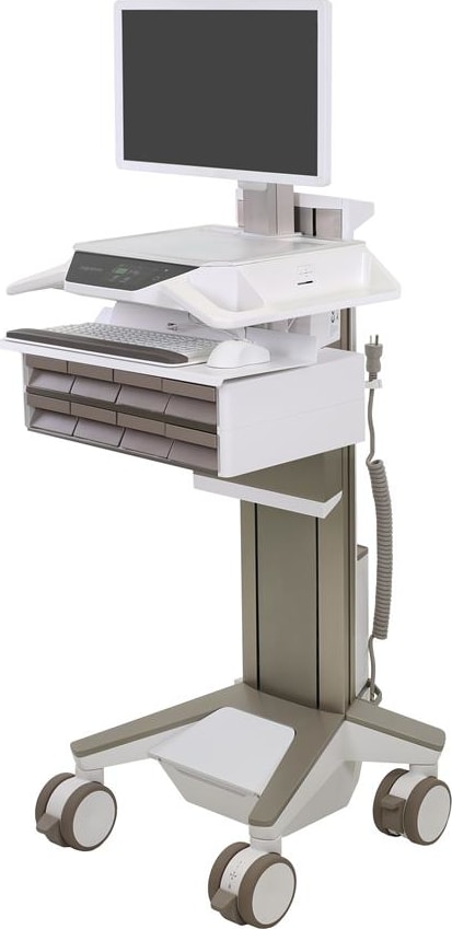 Ergotron C52-2281-1 - CareFit Pro Electric Medical Cart w/8 Drawers