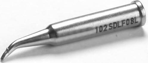 Ersa 0102SDLF08L/SB - Pencil Point, Bent, Extended, 0.8 mmØ