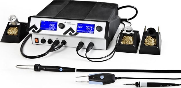 Ersa i-CON VARIO 4 with Hot Air Pencil, Soldering Iron, Tweezer