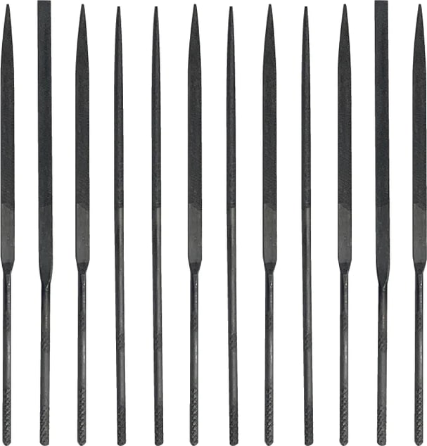 Excel Blades 55607 - 12 Piece Assorted Needle File Set, Carbon Steel ...