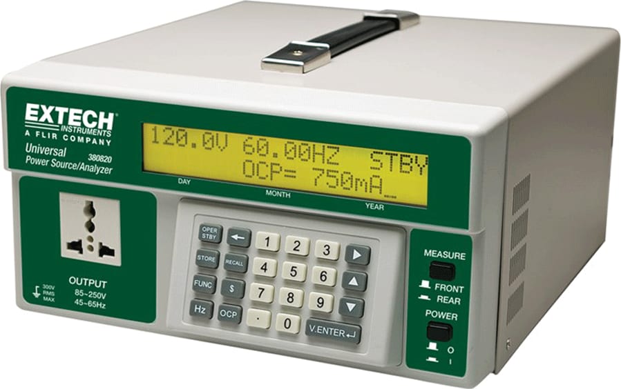 Extech 380820 Universal AC Power Source and AC Power Analyzer