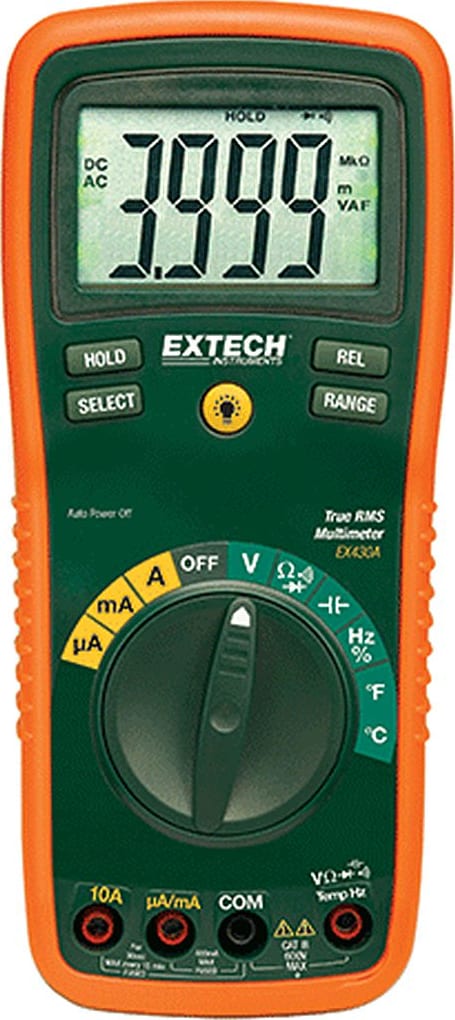 Extech EX430A Multimeter, True RMS Autoranging DMM