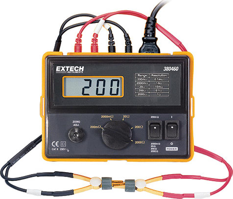 Extech 380462 - Precision Milliohm Meter (220V)