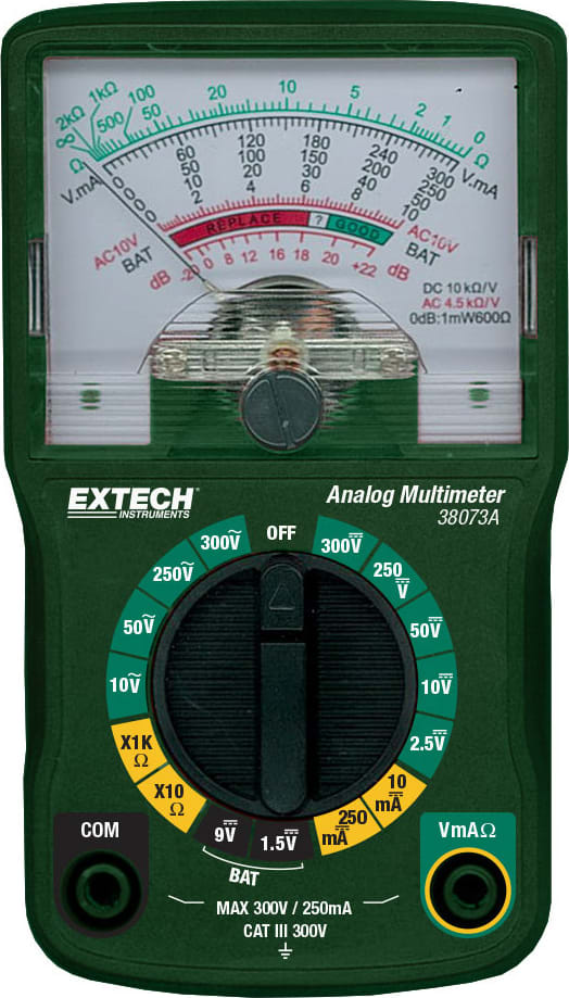 Extech 38073A Mini Analog Multimeter