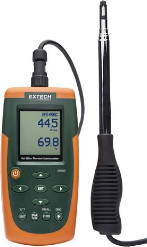 Extech AN500-NIST Hot Wire CFM/CMM Thermo-Anemometer