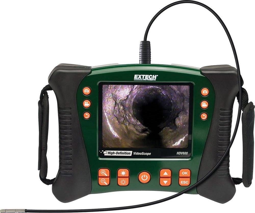 Extech HDV610 HD VideoScope Kit with 5.5mm Flexible Probe