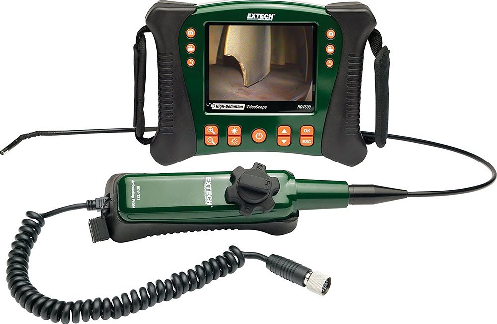 Extech HDV640 HD VideoScope Kit with Handset/Articulating Probe