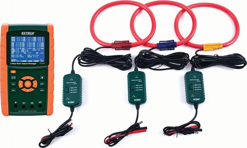 Extech_PQ3450-30_3-Phase_Power_Analyzer_Data_Logger_Kit_(3000A)