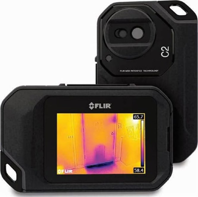 FLIR C2 Compact Professional Thermal Camera w/MSX 80 x 60 Resolution/9Hz with NIST