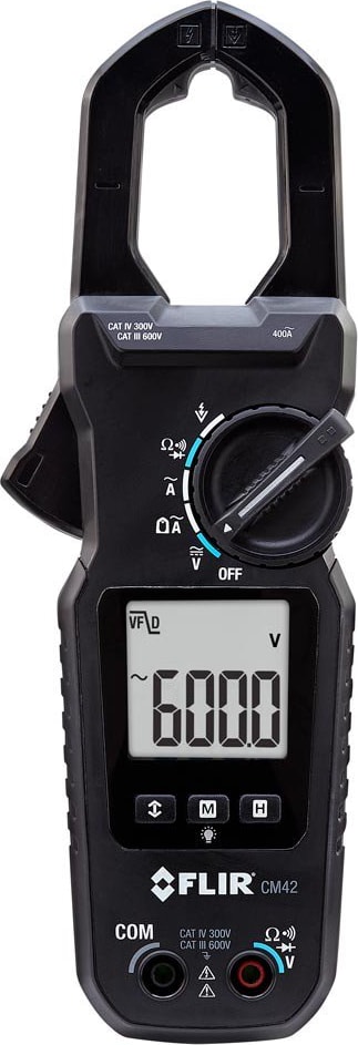 FLIR_CM42_600V_400A_AC_Digital_TRMS_Clamp_Meter_Main_View