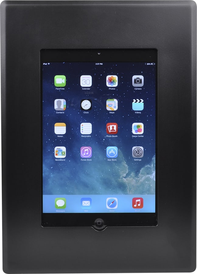 FSR WE-FMIPDmini-BLK - Flush Mount iPad Wall Enclosure, iPad Mini
