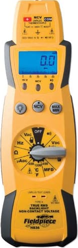Fieldpiece HS36 Expandable True RMS Stick Multimeter with Backlight