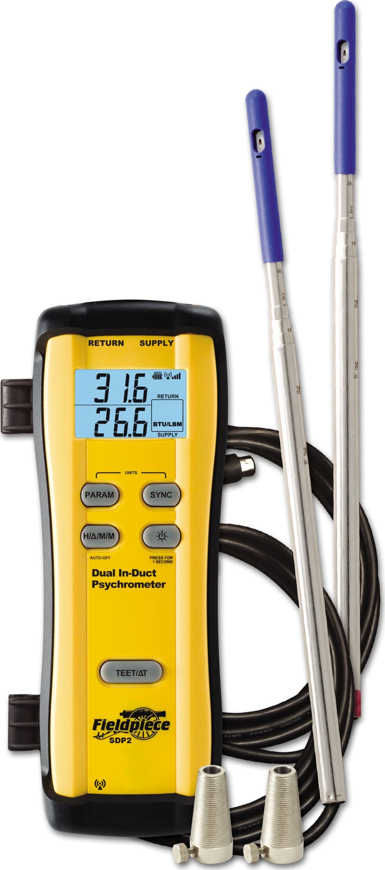 Fieldpiece Sdp2 Dual In Duct Psychrometer Tequipment