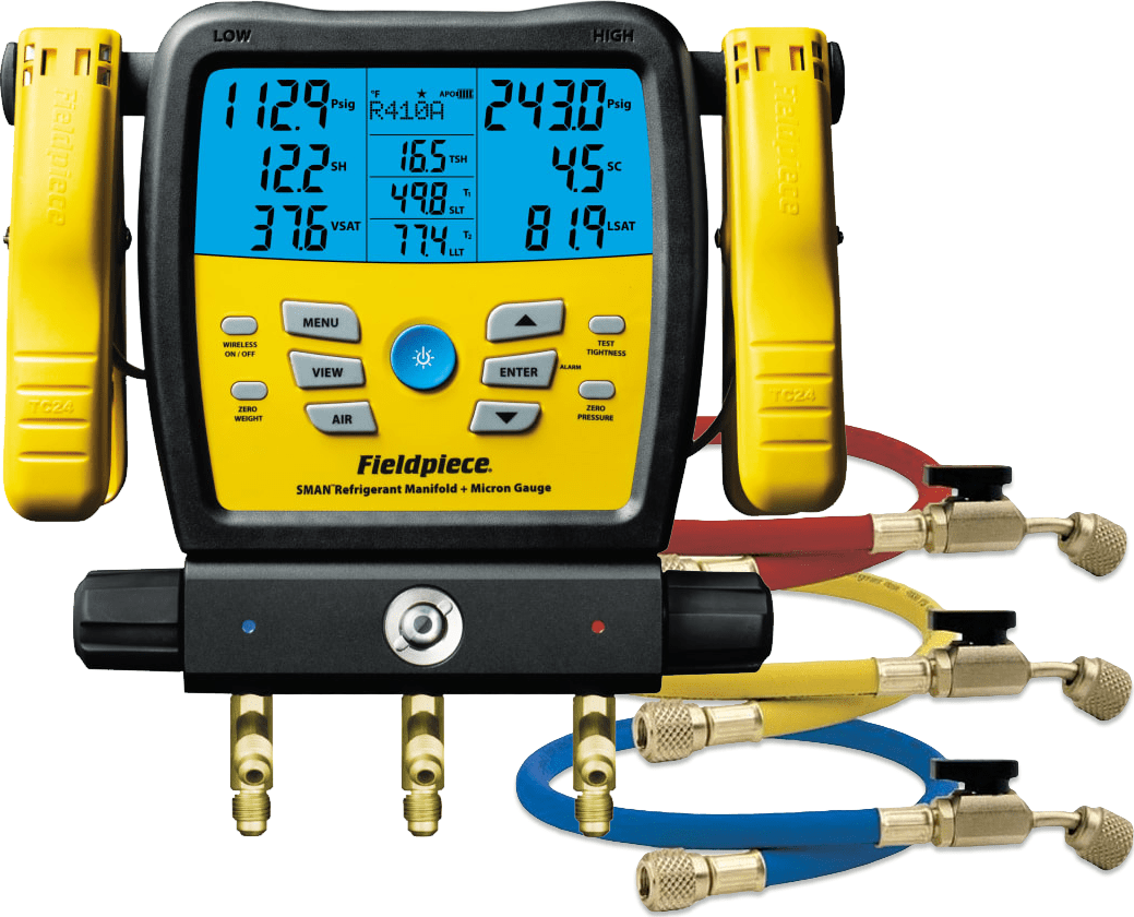 Fieldpiece SM380V with ball valve hoses