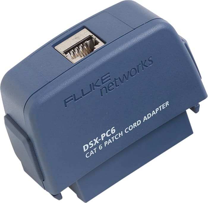 Fluke Networks DSXPC6 Single Patch Cord Adapter for Cat 6 Modular Plug