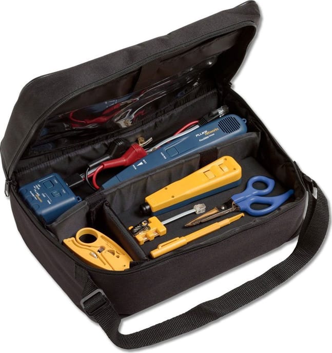 Fluke Networks 11289000 Electrical Contractor Telecom Kit II W/PRO3000 T And P Kit