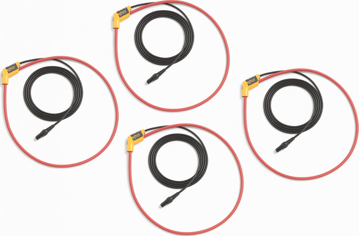 Fluke I17XX-FLEX3000/4PK iFlexi Current Clamp, 24 in. Circumference, 3000A,  4-Pack