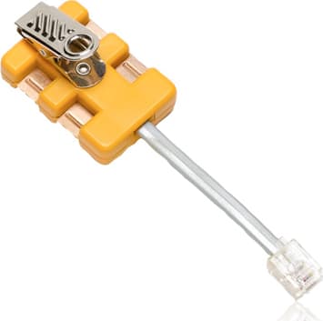Fluke Networks 10200101 Spare Modular Adapter K-Plug 4/6-Wire Cords, Five Pack