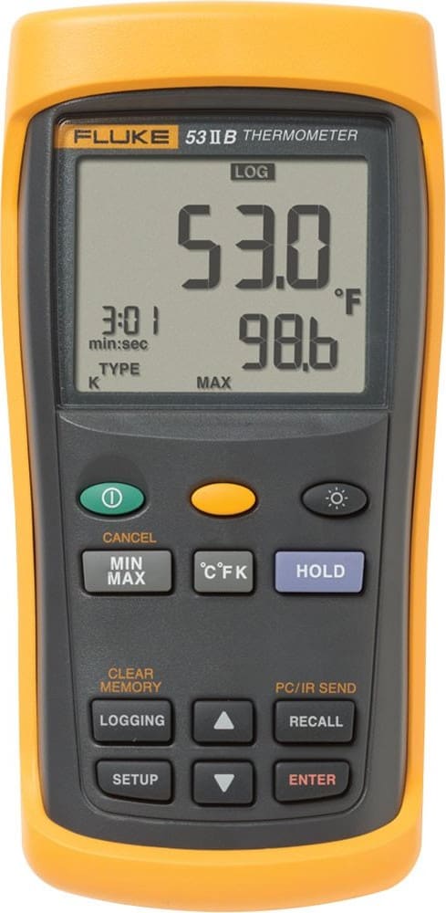 Fluke 53-2 60Hz Single Input Thermometer