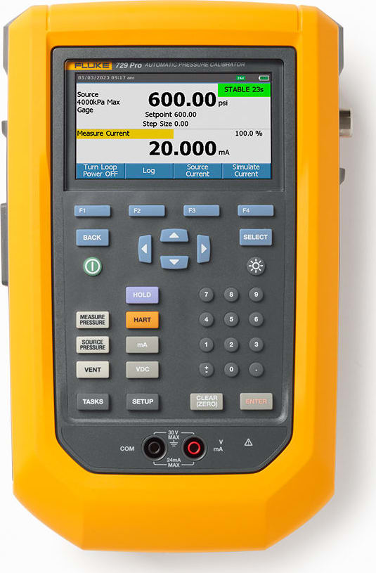 Fluke 719PRO-300G Electric Pressure Calibrator, 300 PSIG, 30 V DC