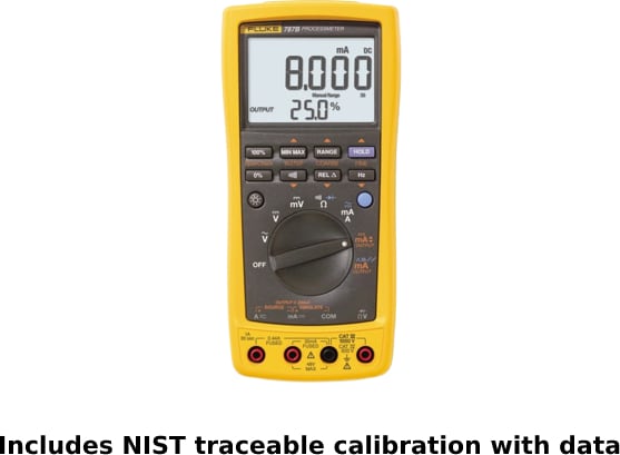 Fluke 787B CAL - Includes NIST traceable calibration with data