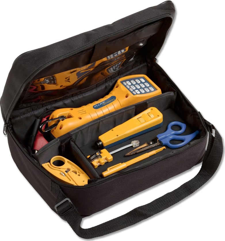 Fluke Networks 11290000 Electrical Contractor Telecom Kit Is with TS30 Test Set