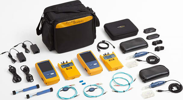 Fluke Networks CFP-100-MI-W Certifiber Pro Multimode OLTS with Double Ended Inspection and Wifi
